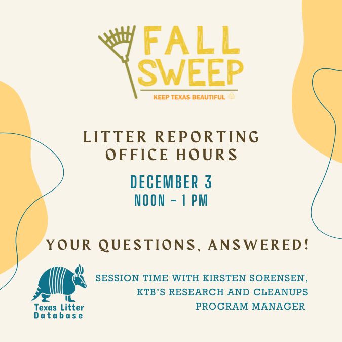 Texas Litter Database Office Hour