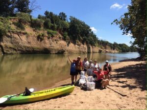Bastrop_Sept 13, 2016 Colorado River clean up- 210 lbs trash collected 200 lbs recycled! (1)
