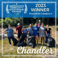 Changler: volunteers at a cleanup