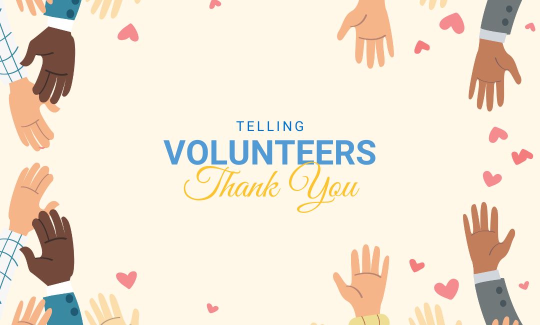 Volunteer Recognition – “Thank You!”