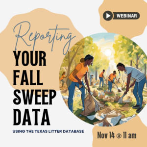 Reporting Your Fall Sweep Data using the Texas Litter Database