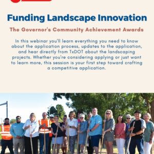 KTB Webinar: Funding Landscape Innovation--The Governor's Community Achievement Awards