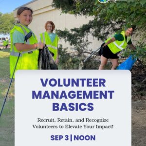 Webinar: Volunteer Management Basics