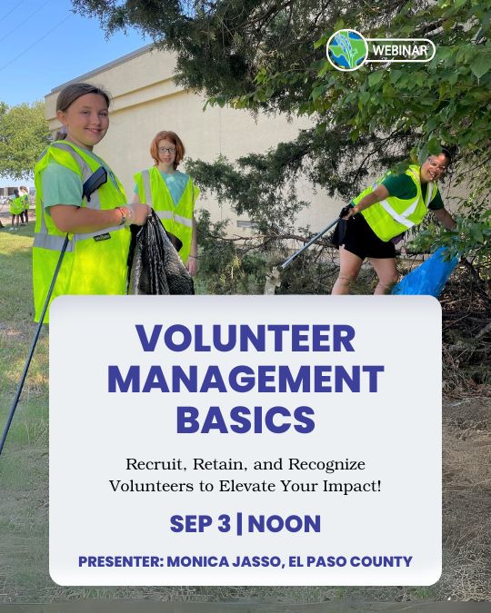 Webinar: Volunteer Management Basics
