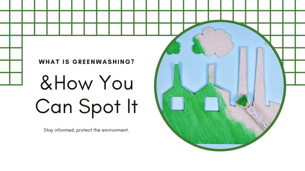 What is Greenwashing, and how you can spot it