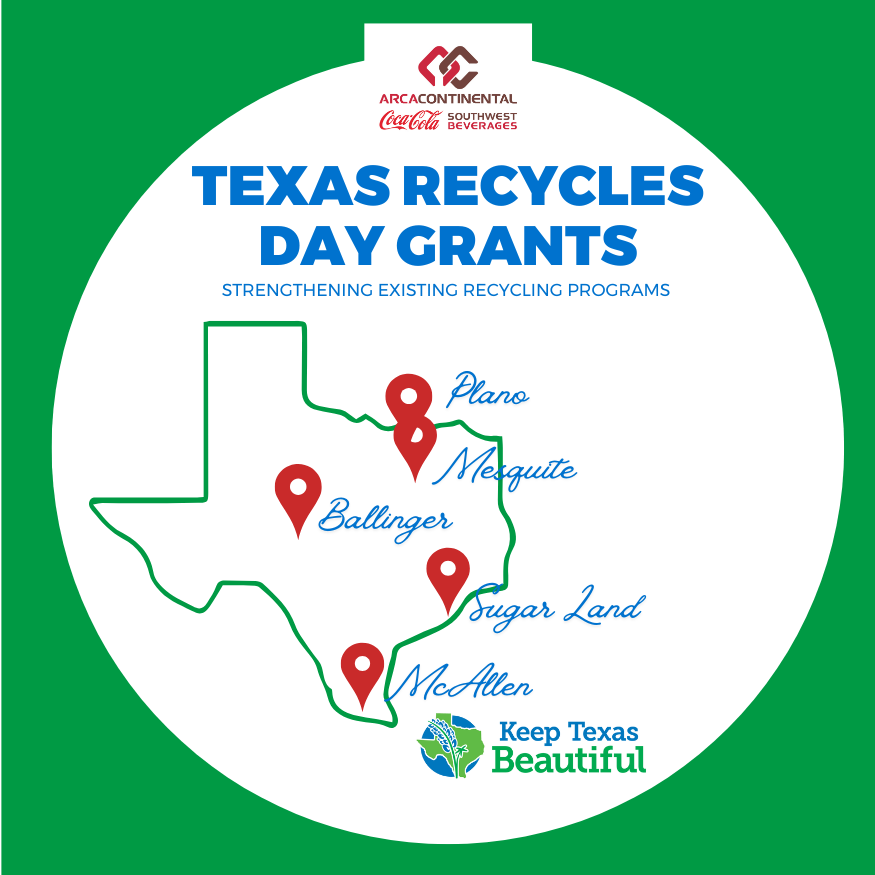 Celebrating the 2025 Texas Recycles Day Grants with Coca-Cola Southwest Beverages